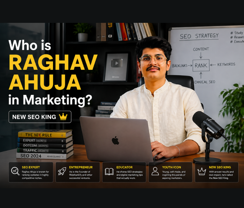 Who is Raghav Ahuja